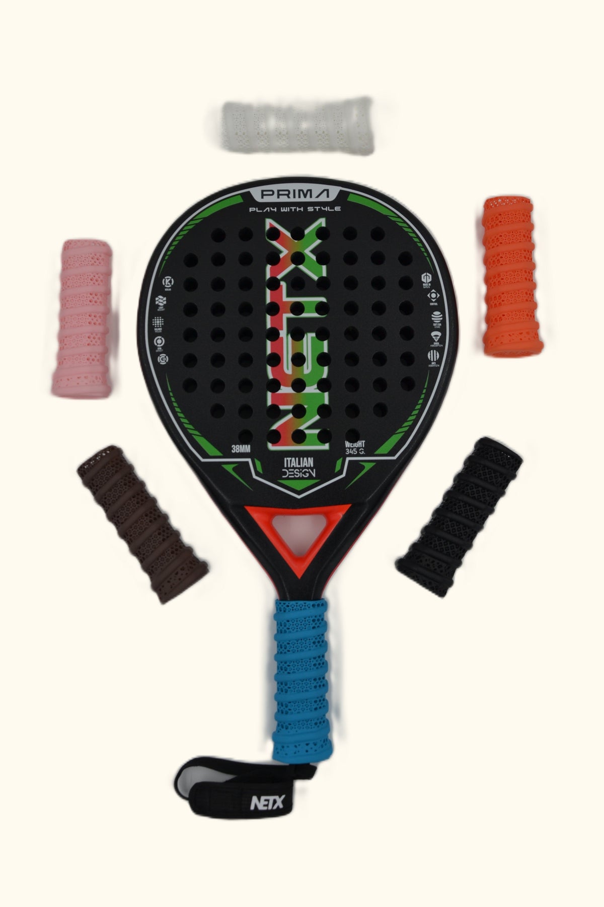 Manche de raquette anti-vibration DRYFIT 3D Padel