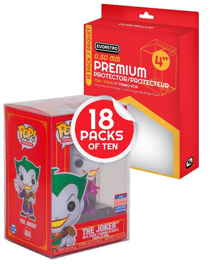 Protecteur en plastique EVORETRO PREMIUM Funko Pop pour figurines de 4 pouces, 0,50MM