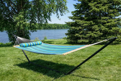 Hamac matelassé de luxe avec support à 3 pieds