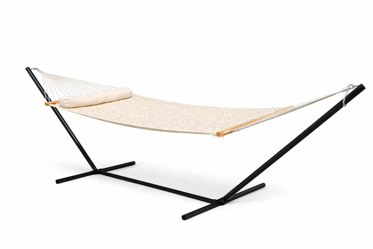 Hamac matelassé de luxe avec support à 3 pieds