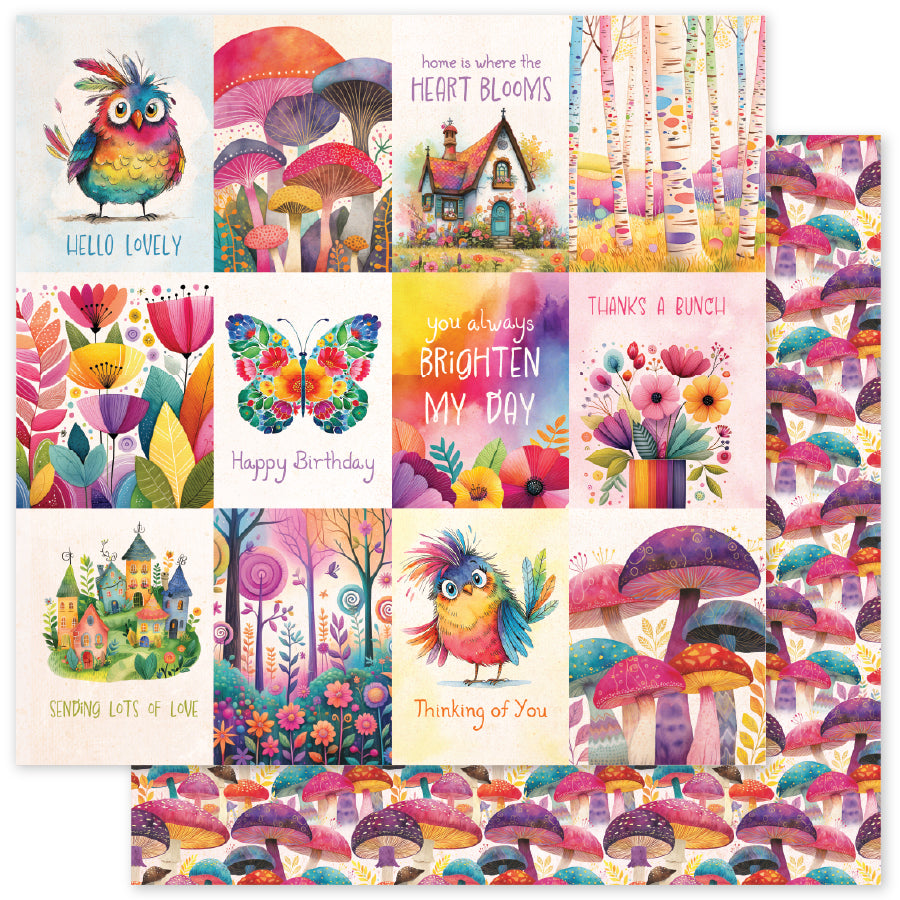 Collection de papiers Rainbow Village 6x6 35484
