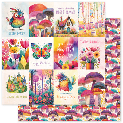 Collection de papiers Rainbow Village 6x6 35484