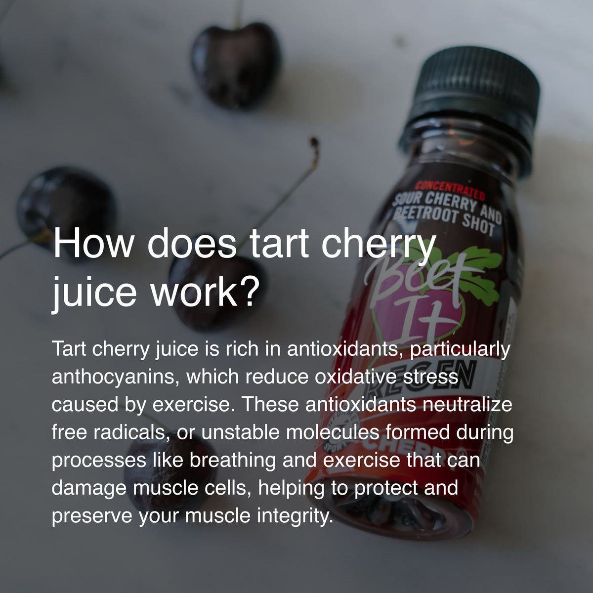 Beet It Regen Cerise+ - Boîte de 15 shots