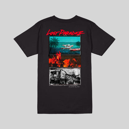 T-shirt Lost Paradise - Noir