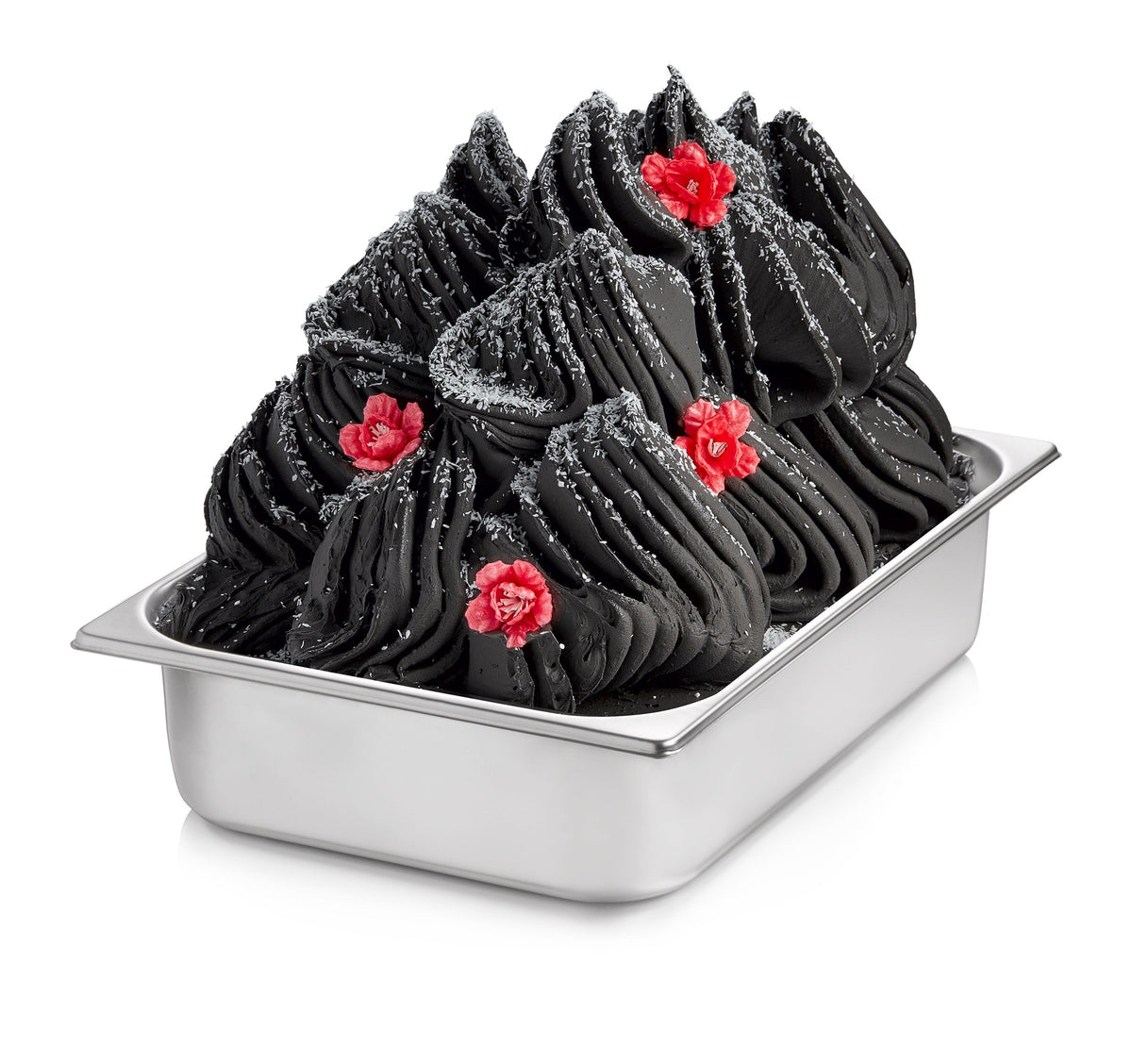 Base prête à l'emploi végétalienne Black Hawaii pour Gelato et Crème Glacée Soft Serve - Caisse de 8 sacs de 1,45 kg - Rubicone Canada - Livraison gratuite au Canada pour les commandes de plus de 199 CAD