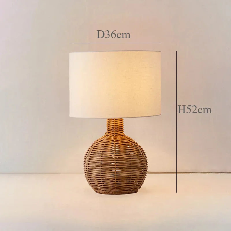 Japandi bedside lamp
