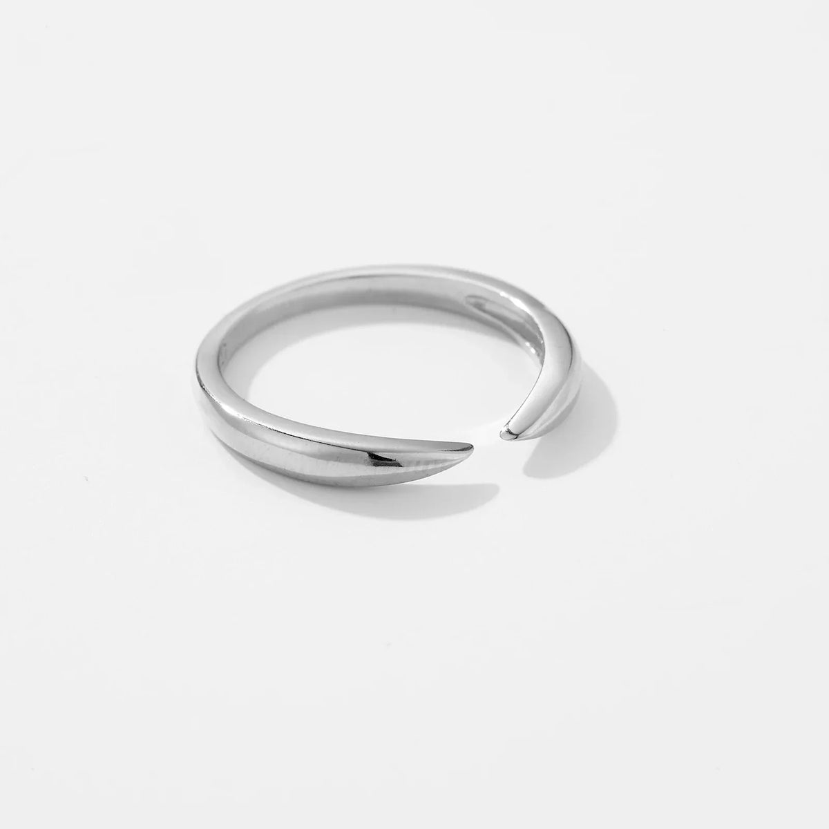 Bague ouverte Talon en argent sterling 925 doré