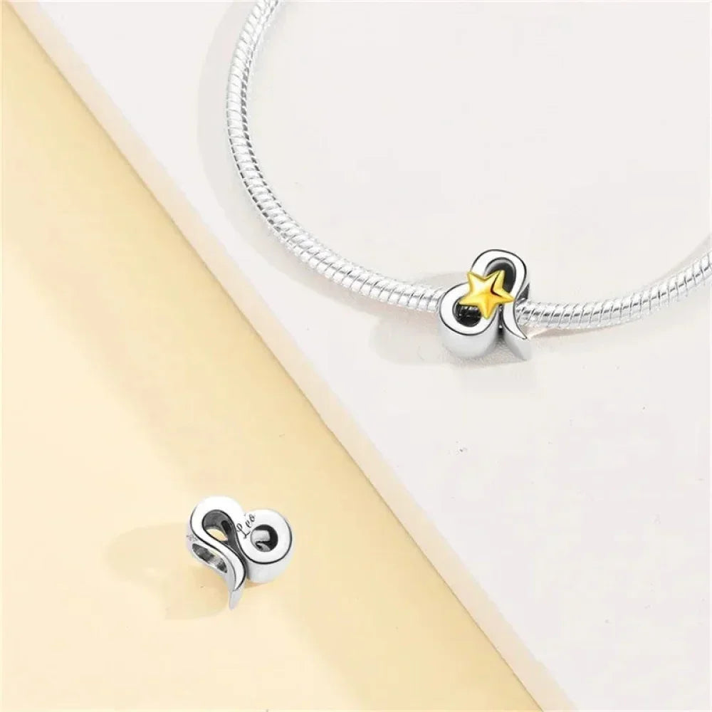 Delicate 925 Silver Zodiac Charm: Personalize Your Bracelet With Your Constellation