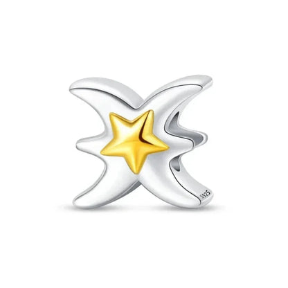 Delicate 925 Silver Zodiac Charm: Personalize Your Bracelet With Your Constellation