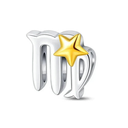 Delicate 925 Silver Zodiac Charm: Personalize Your Bracelet With Your Constellation