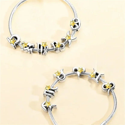 Delicate 925 Silver Zodiac Charm: Personalize Your Bracelet With Your Constellation