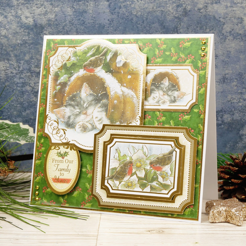 Parchemin imprimé Santa Paws