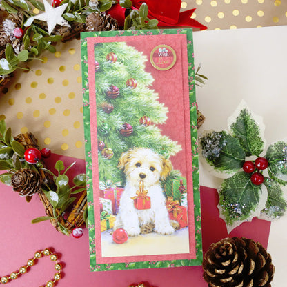 Parchemin imprimé Santa Paws