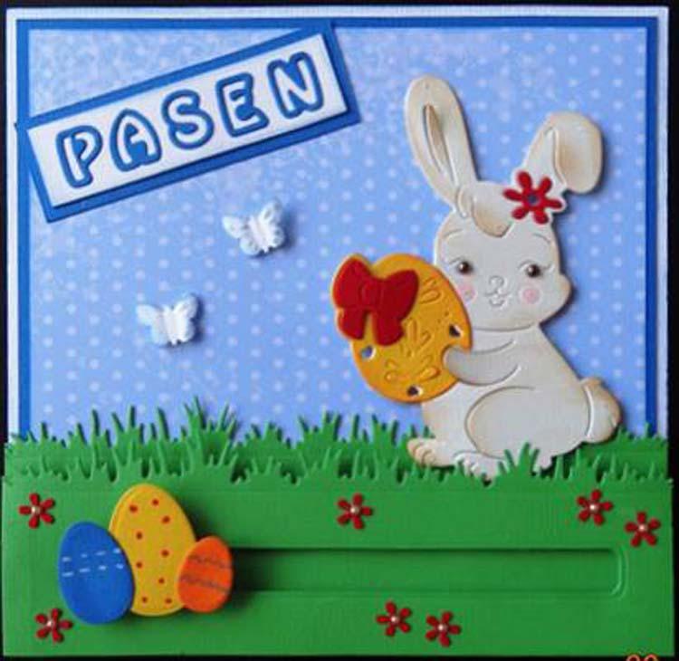 Nellie's Choice - Matrice de découpe Lapin de Pâques Bleu