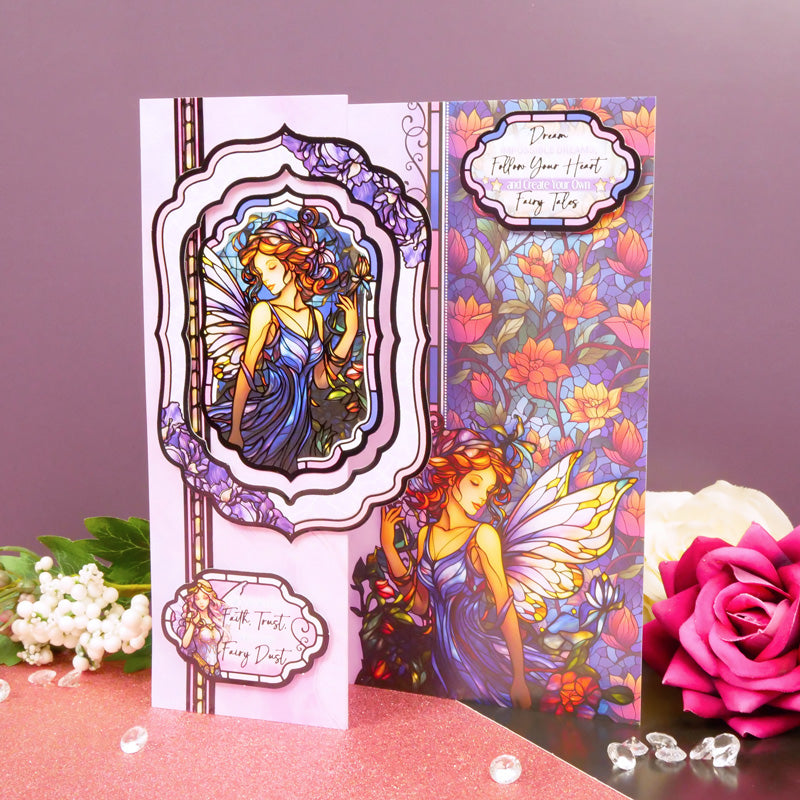 Stained Glass Mystical Worlds Luxury Topper Collection