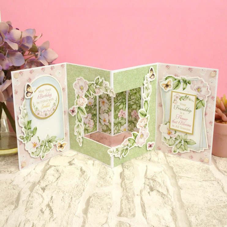 Cartes et enveloppes de luxe prédécoupées – Panneaux centraux pop-up