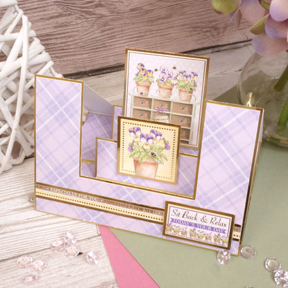 Cartes et enveloppes de luxe prédécoupées – Panneaux centraux pop-up