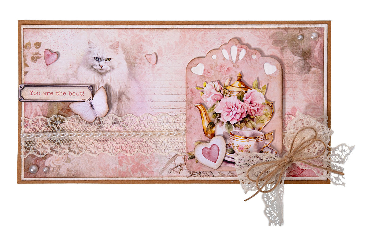 SL Designer Paper Pad Background Paper A Cat's Secret 36 Sheets