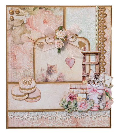 SL Designer Paper Pad Background Paper A Cat's Secret 36 Sheets