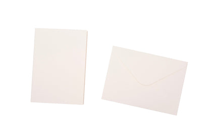 Cartes et enveloppes SL crème 12,7x17,8 cm consommables 20 pièces