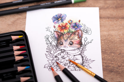 SL Crayons 12 Crayons aquarelle Essentiels 12 pièces