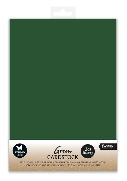 SL Papier Set Noël Vert Consommables 10 Feuilles