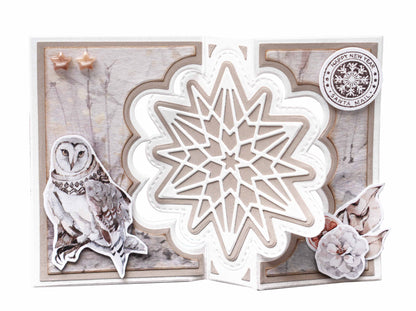 SL Matrices de coupe Étoile de Noël Zig-Zag Éléments essentiels de carte 144x102x1mm 11 PC réf. 257