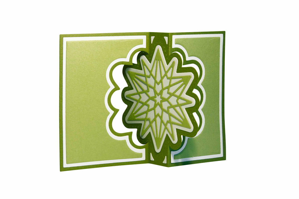 SL Matrices de coupe Étoile de Noël Zig-Zag Éléments essentiels de carte 144x102x1mm 11 PC réf. 257