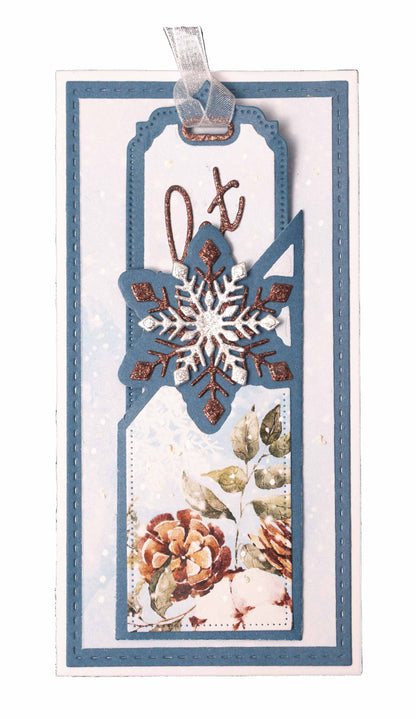 SL Matrices de découpe Étiquettes de Noël Indispensables 100x142x1mm 12 PC n°555