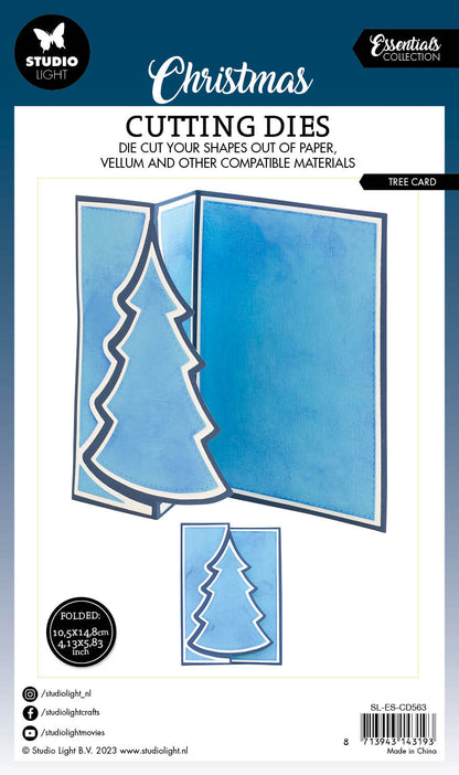 SL Matrice de découpe Arbre Essentiels de cartes 148x210x1mm 14 PC n°563