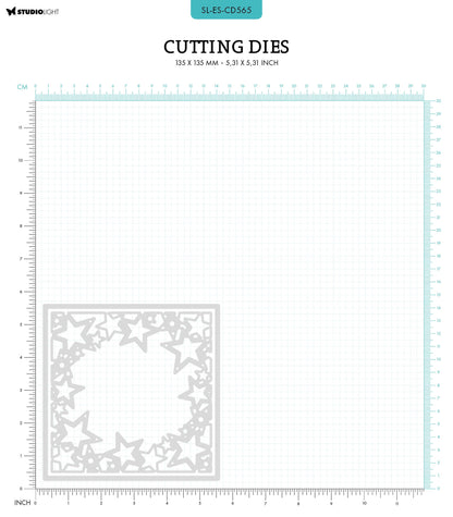 SL Matrice de découpe Etoile Carré Essentiels 135x135x1mm 2 pièces n°565