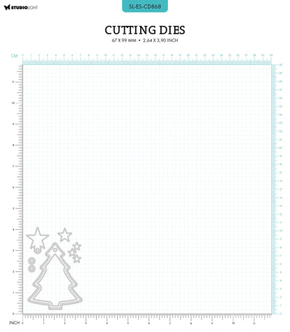 SL Cutting Dies Tree Label Essentials 6 PC