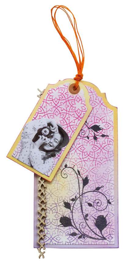 SL Tampon transparent Volutes de roses Essentiels 4 pces