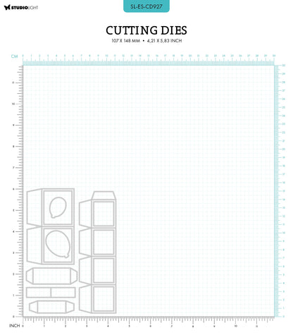 SL Cutting Die Balloon Box Pop-Up Essentials 13 PC