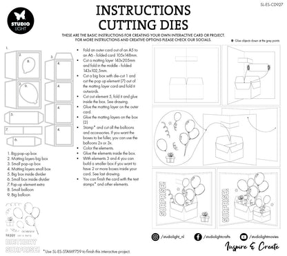 SL Cutting Die Balloon Box Pop-Up Essentials 13 PC