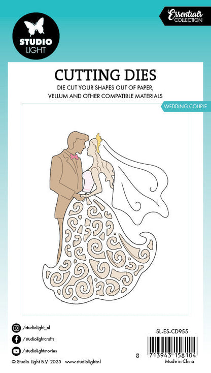 SL Cutting Die Wedding Couple Essentials 7 PC