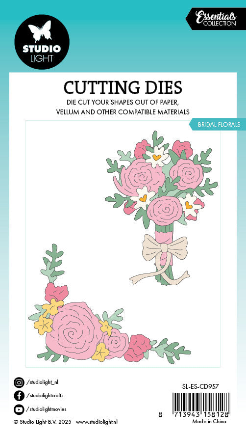 Matrices de coupe SL - Fleurs de mariée essentielles, 13 pièces