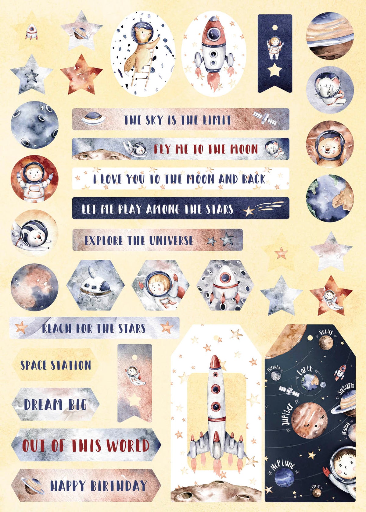 SL DIY Bloc Explorez l'Univers Essentiels 294x210xmm 1 PC n°17