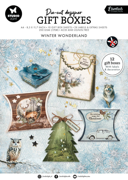 SL Coffrets Cadeaux DIY Essentiels Hiver Merveilleux 12 Feuilles