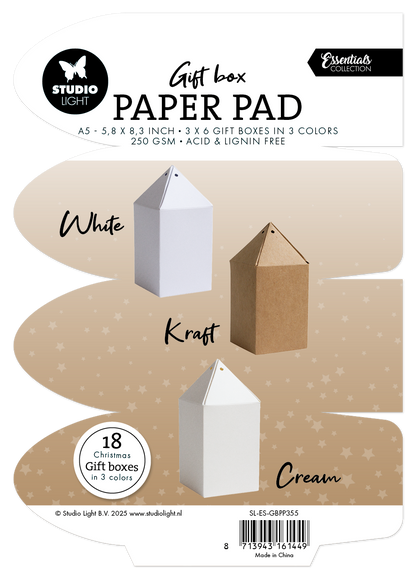 SL Giftbox Paper Pad Giftbox Essentials 18 Sheets