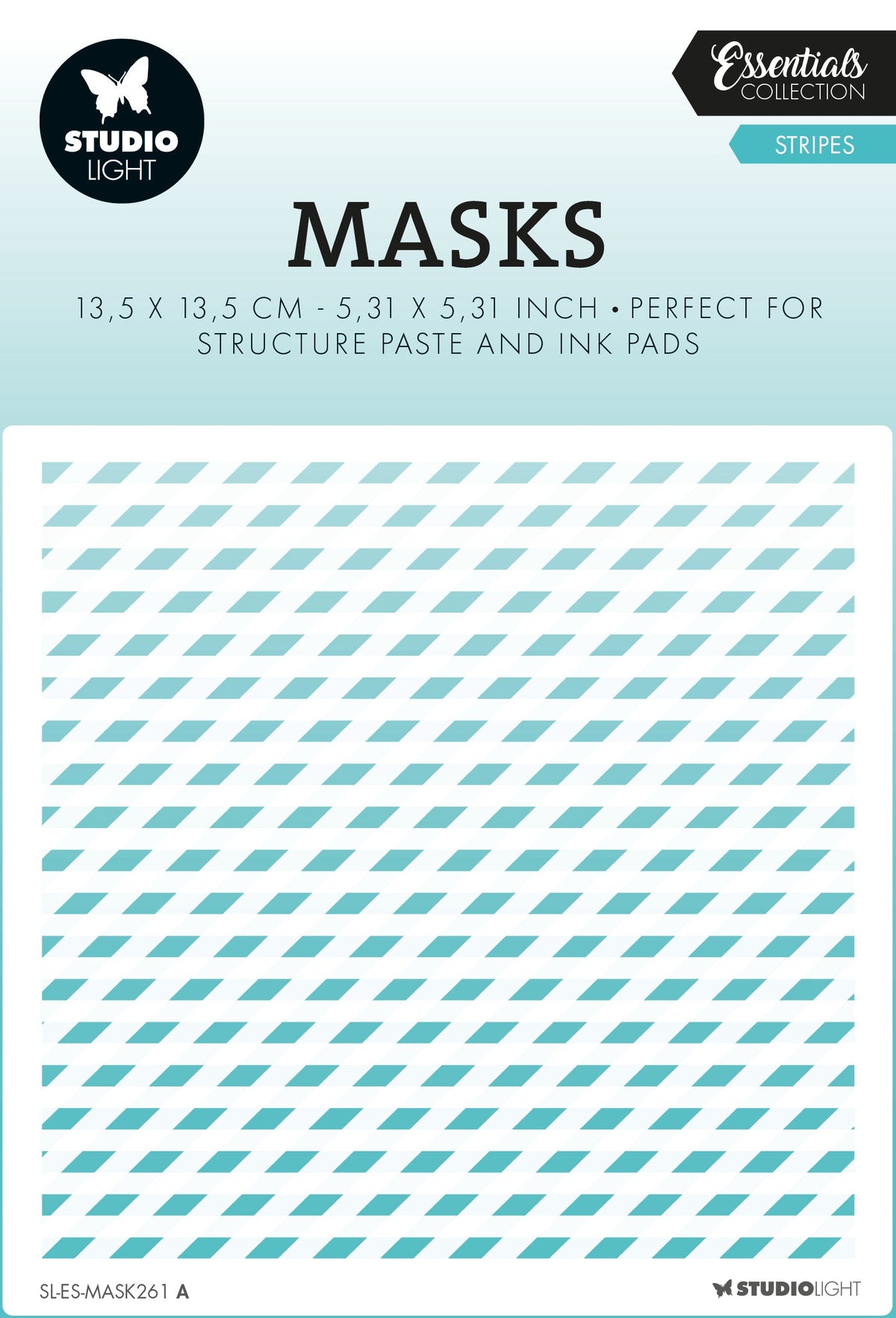 SL Masque Rayures Essentiels 135x135x1mm 2 PC n°261