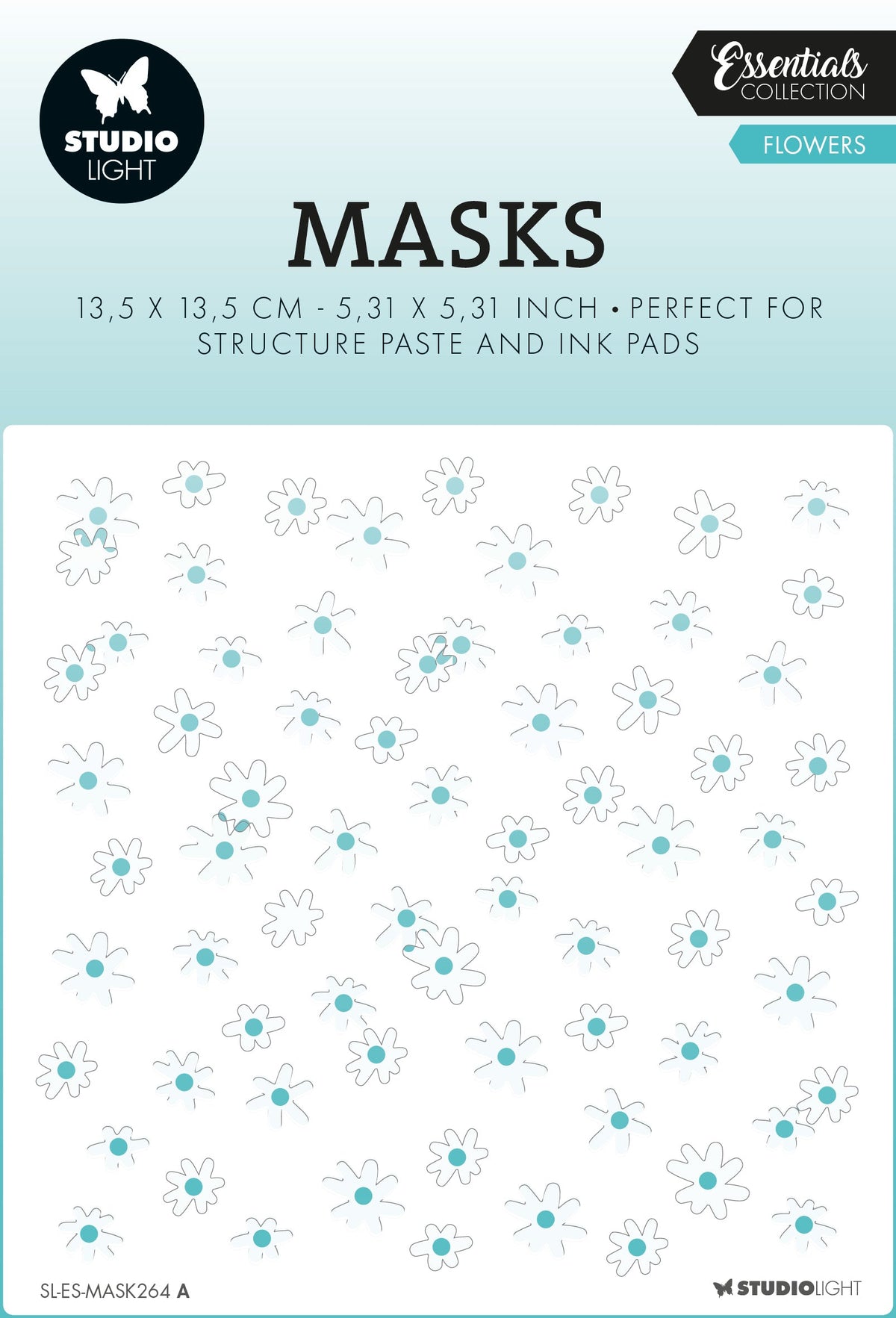 SL Masque Fleurs Essentiels 135x135x1mm 2 PC n°264