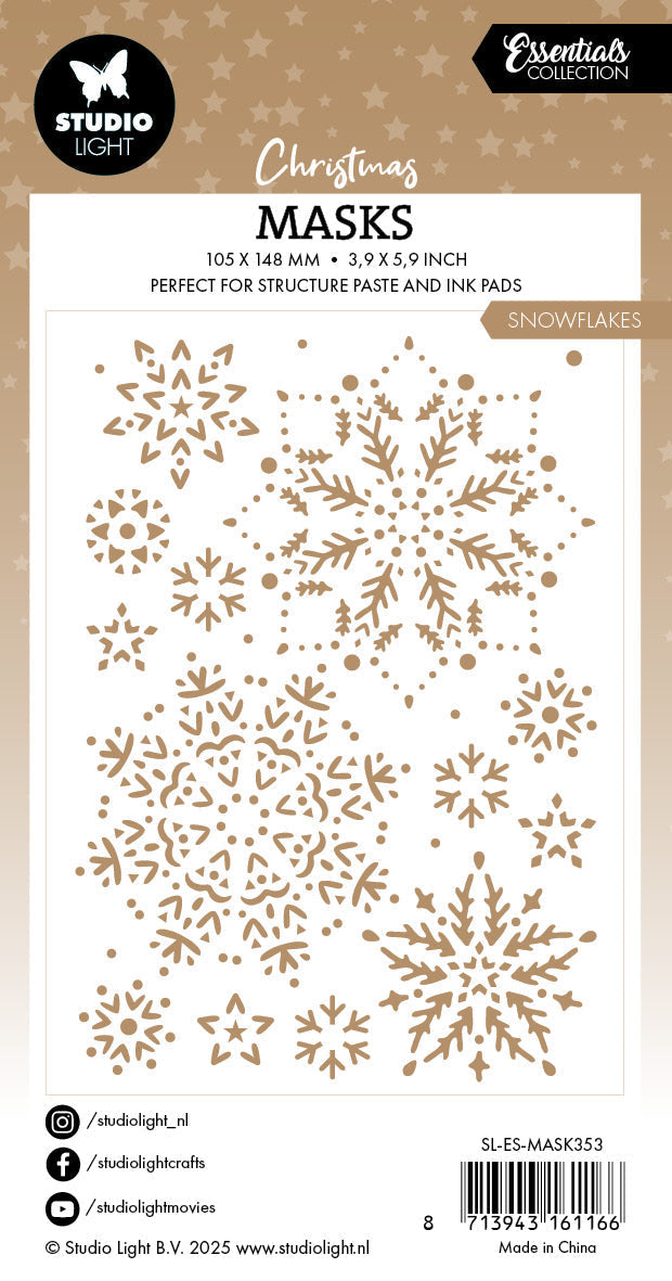 SL Masque Neige Fond Essentiels 1 Pièce