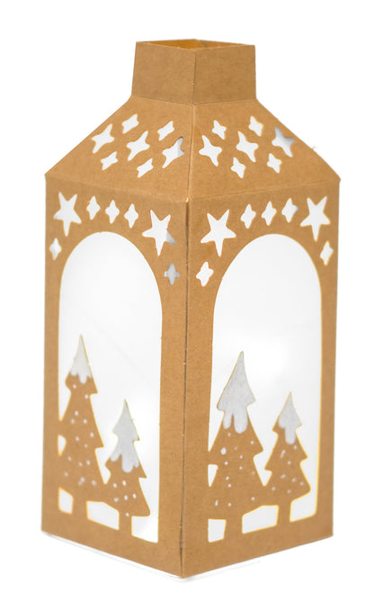 SL Lanternes découpées papier Arbres d'hiver Essentiels 10 feuilles