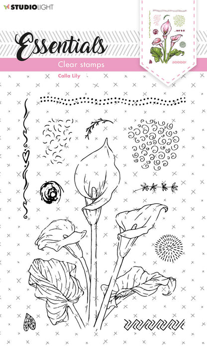 SL Tampon Transparent Calla Lily Essentials 105x148x3mm 11 PC nr.156