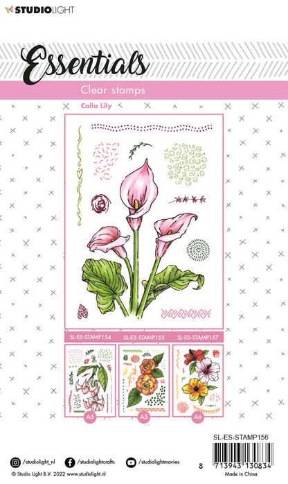 SL Tampon Transparent Calla Lily Essentials 105x148x3mm 11 PC nr.156