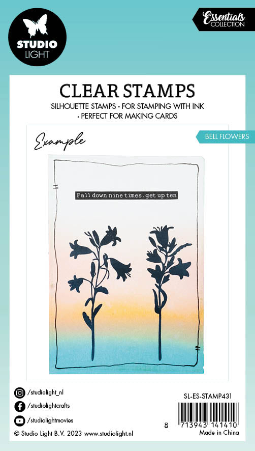 SL Tampon Transparent Campanules Essentiels 61x92.6x3mm 2 PC nr.431