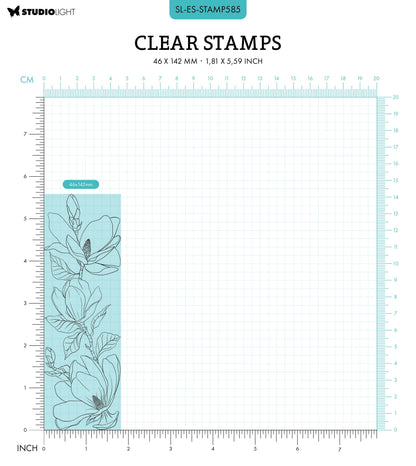 SL Tampon transparent Magnolia Essentials 46,2x142x3mm 1 PC n°585