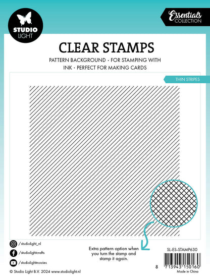 SL Clear Stamp Bandes Fines Essentiels 1 PC