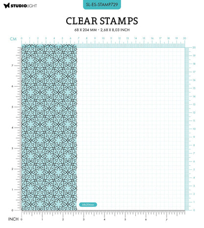 SL Tampon transparent Motifs floraux essentiels 1 pièce
